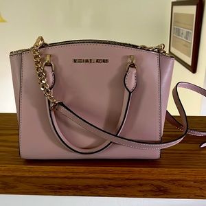Michael Kors pink medium dual strap bag